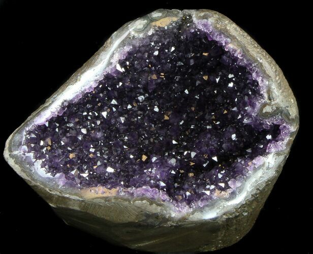 Deep Purple Amethyst Geode - Top Quality #36469